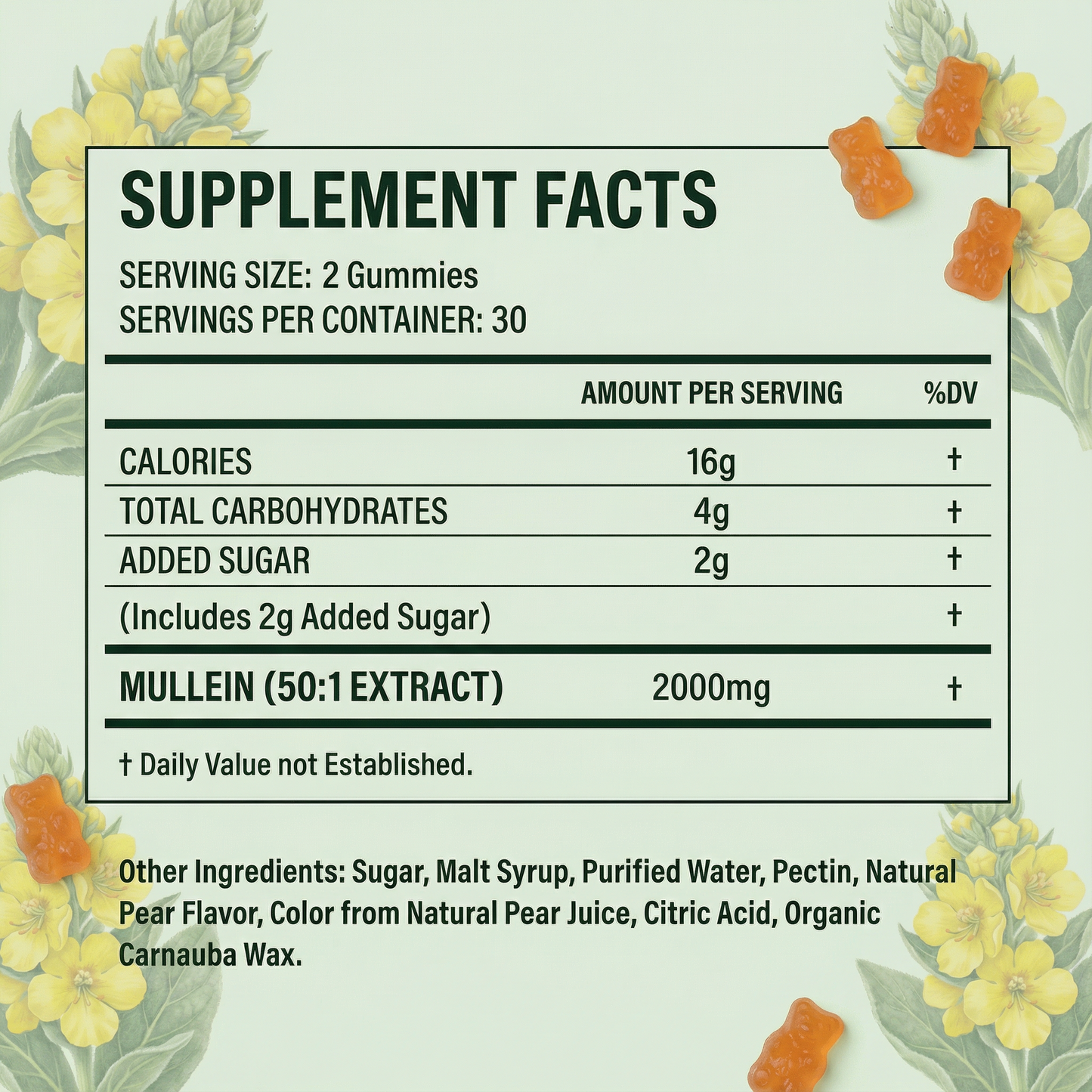 BetterLungs Mullein Gummies